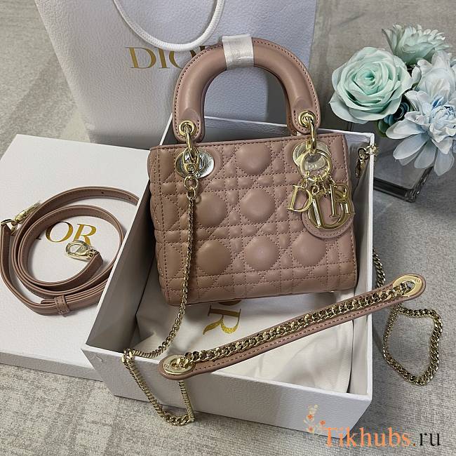 Dior Mini Lady Rose Gold 17cm - 1