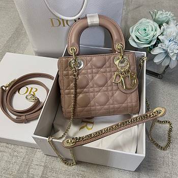 Dior Mini Lady Rose Gold 17cm