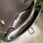 Gucci Blondie Medium Top Handle Bag Brown 29x22x7cm - 6