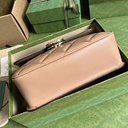 Gucci Deco Small Shoulder Bag Rose Beige 25x19.5x8cm - 3