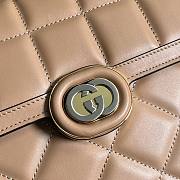 Gucci Deco Small Shoulder Bag Rose Beige 25x19.5x8cm - 2