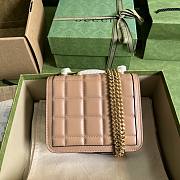 Gucci Deco Mini Shoulder Bag Rose Beige 18x14.5x8cm - 5