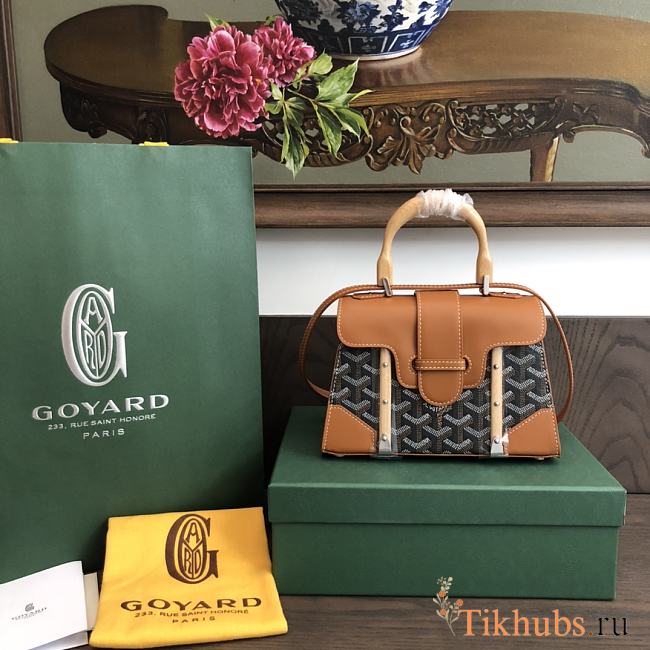 Goyard Mini Saigon Brown Size 21 × 14 × 9 cm - 1