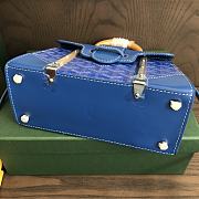 Goyard Mini Saigon Blue Size 21 × 14 × 9 cm - 3