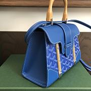 Goyard Mini Saigon Blue Size 21 × 14 × 9 cm - 2