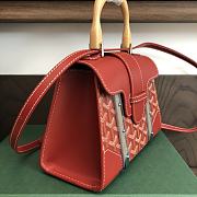 Goyard Mini Saigon Red Size 21 × 14 × 9 cm - 3