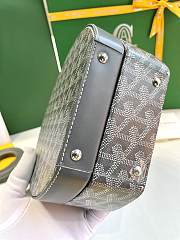 Goyard Alto Hatbox Trunk Bag Gray 18x7x16.5 - 5