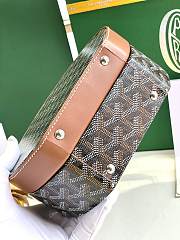 Goyard Alto Hatbox Trunk Bag Brown 18x7x16.5 - 3