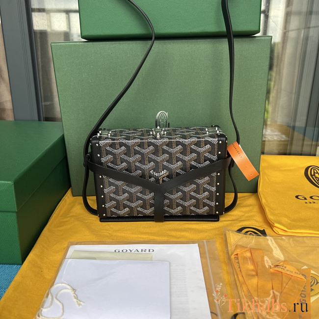 Goyard Menaudiere Trunk Black Bag 17x11.5x5.5cm - 1