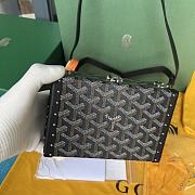 Goyard Menaudiere Trunk Black Bag 17x11.5x5.5cm - 4