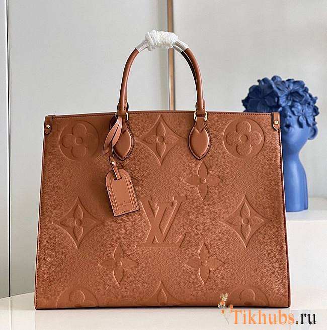 LV Onthego GM Cognac Brown 41x34x19 cm - 1