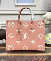 Louis Vuitton LV Onthego MM Pink 35x27x14 cm - 1