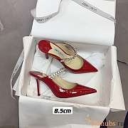 Jimmy Choo High Heel Patent Red  - 1