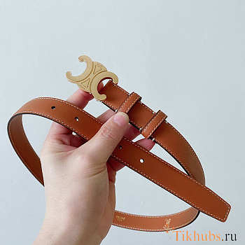 Celine Brown Belt Width 2.5cm