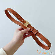 Celine Brown Belt Width 2.5cm - 5