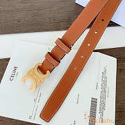 Celine Brown Belt Width 2.5cm - 2