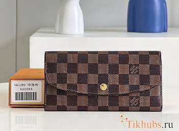 Louis Vuitton LV Emily Wallet Damier Pink Ballerine 19 x 10 x 2 cm