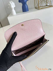 Louis Vuitton LV Emily Wallet Damier Pink Ballerine 19 x 10 x 2 cm - 4