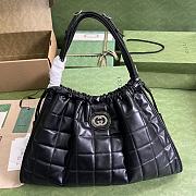 Gucci Deco Medium Tote Bag Black 43x28x8cm - 1