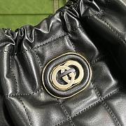 Gucci Deco Medium Tote Bag Black 43x28x8cm - 2