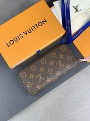 Louis Vuitton LV Clemence Wallet Rose 19.5x9x11.5cm - 5