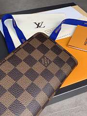 Louis Vuitton LV Clemence Wallet Damier Rose 19.5x9x11.5cm - 5