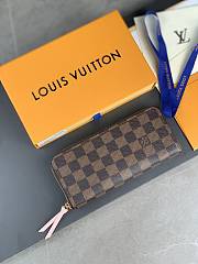 Louis Vuitton LV Clemence Wallet Damier Rose 19.5x9x11.5cm - 3