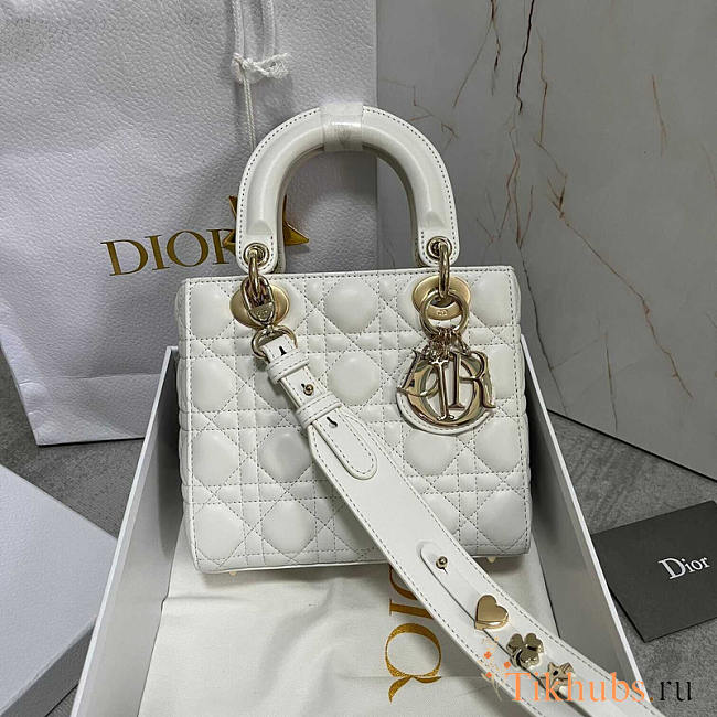 Dior Small Lady Dior My ABC Bag White 20cm - 1