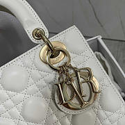 Dior Small Lady Dior My ABC Bag White 20cm - 5