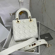 Dior Small Lady Dior My ABC Bag White 20cm - 2