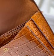 Hermes Constance Crocodile Brown Gold 18x15x4cm - 6