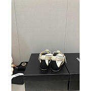 Chanel Party Style Logo Sandals Black and White - 2