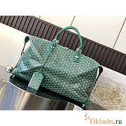 Goyard Luggage Boeing Travelling Bag Green 55x32x22cm - 1