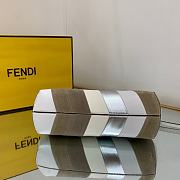 Fendi Small First Multicolor White Gray 26x18x9.5cm - 5