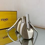 Fendi Small First Multicolor White Gray 26x18x9.5cm - 4