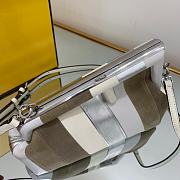 Fendi Small First Multicolor White Gray 26x18x9.5cm - 3