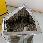 Fendi Small First Multicolor White Gray 26x18x9.5cm - 2
