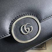 Gucci Petite GG Mini Shoulder Black Bag 21x10x5cm - 2