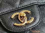 Chanel Flap Bag Caviar Gold Hardware GHW Jumbo Size 30 cm - 4