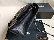 Chanel Flap Bag Caviar Silver Hardware SHW Jumbo Size 30 cm - 4