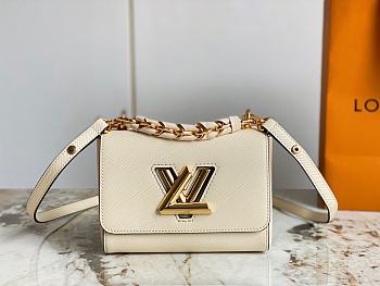 Louis Vuitton LV Twist PM White 19x15x9cm