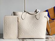 Louis Vuitton LV Neverfull MM Cream Beige 31x28x14cm - 1