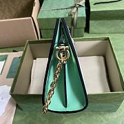 Gucci Ophidia Jumbo GG Small Shoulder Bag Green 26x17.5x8cm - 6