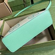 Gucci Ophidia Jumbo GG Small Shoulder Bag Green 23.5x19x8cm - 4