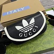 Adidas x Gucci Mini Bag Black 20.5x12x5.5cm - 4