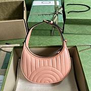 Gucci GG Marmont Matelassé Mini Bag Peach 21.5x11x5cm - 6