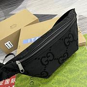 Gucci Jumbo GG Belt Black Bag 39x17x4cm - 3