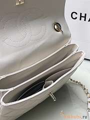 Chanel Trendy Handle Bag lambskin White Light Gold 25cm - 5