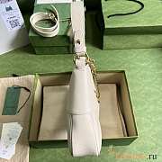 Gucci Aphrodite Small Shoulder Bag White 25x19x7cm - 5