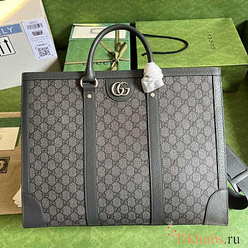 Gucci Ophidia Tote Bag In Grey 43x35x18.5cm